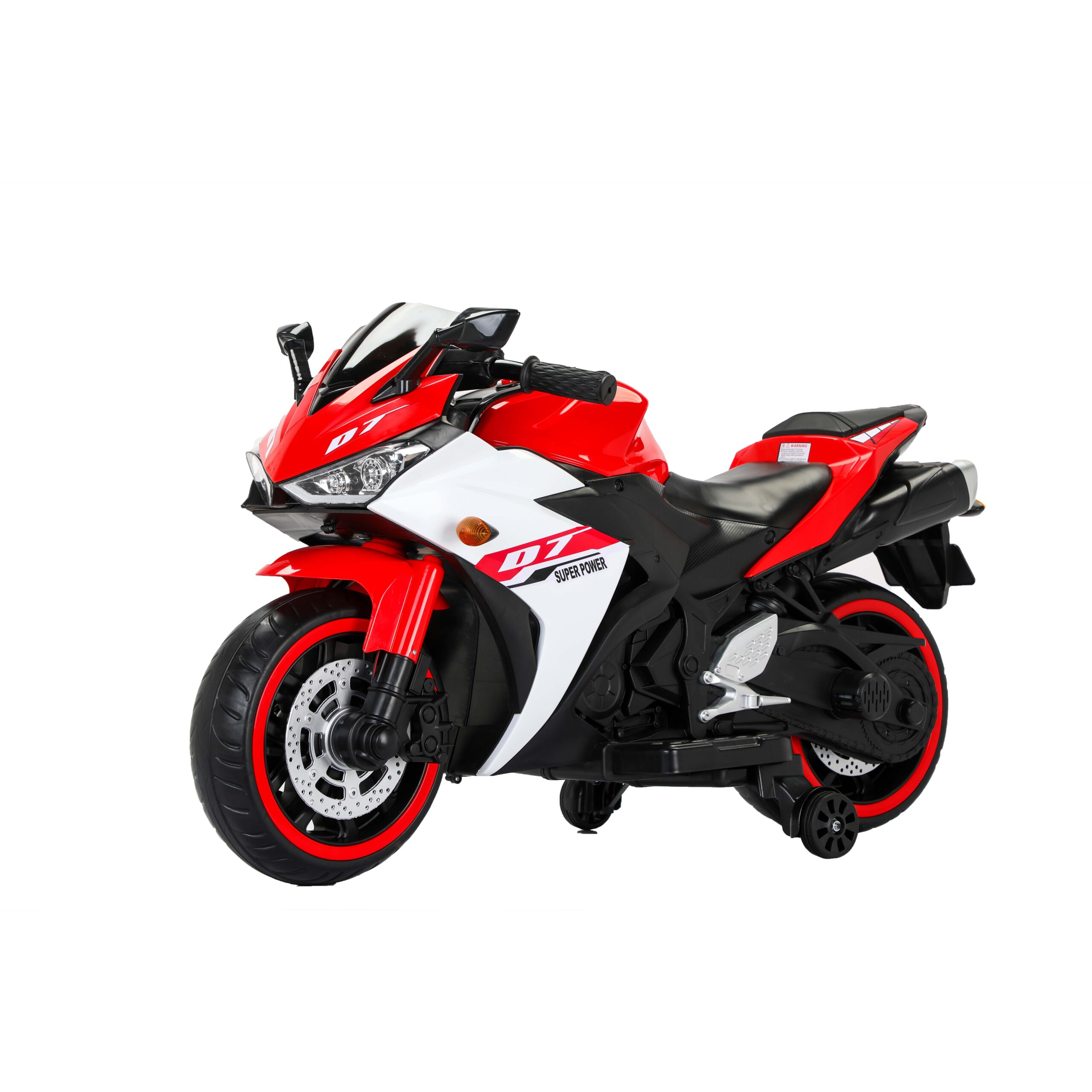 D0100H5FNPP.jpg Electric motorcycle/ 12V Kids toys motorcycle/Kids electric car/electric ride on toys for 3 4 5 6 years Boys Girls with Training Wheels/manual throttle/ drive by hand/Lighting wheels