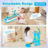 TM10021BL_58523536.jpg 31-Key Kids Piano Keyboard Toy with Microphone and Multiple Sounds for Age 3+-Blue - Color: Blue