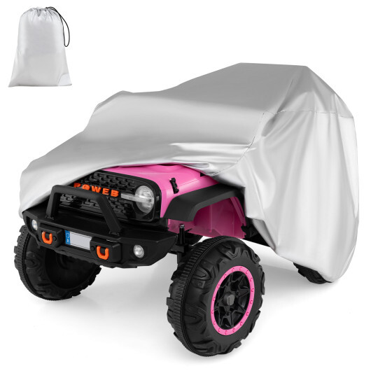 TQ10325.jpg (Only Cover) Kids Car Cover for Power Ride-On Toy Car with Storage Bag
