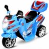 20-day Presell 3 Wheel Kids Ride On Motorcycle 6V Battery Powered Electric Toy Power Bicyle New-Blue - Color: Blue